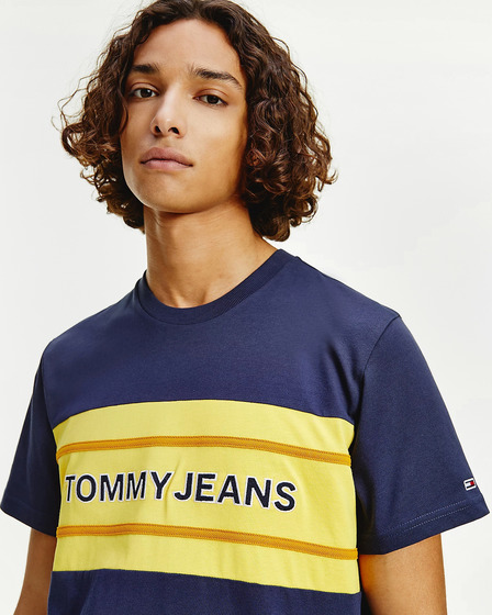 Tommy Jeans TJM Stripe Colorblock Tee Tričko